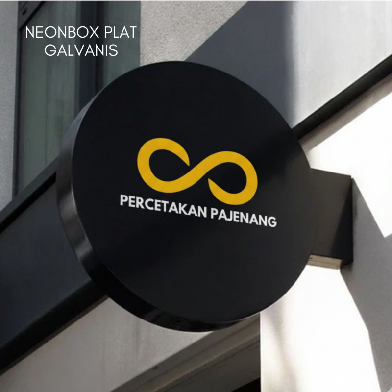 Neonbox plat galvanis